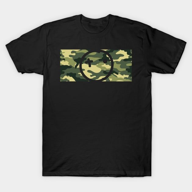 Crossight Overclothes Camo Bar T-Shirt by Crossight_Overclothes